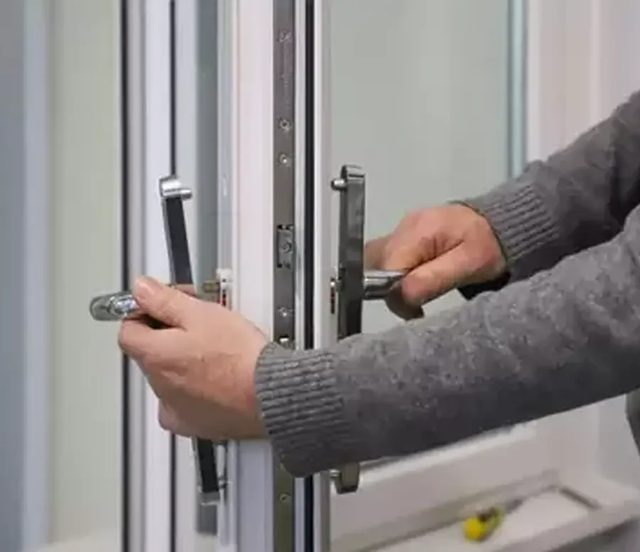 Door handle, hinge and lock replacement