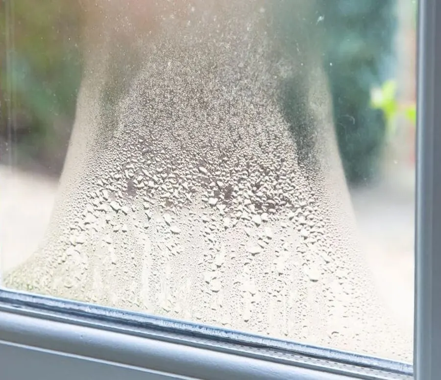 Misted double glazed window